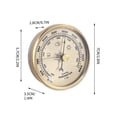 thumbnail image 3 of Atmospheric Pressure Barometer | 3-in-1 Manometer Hygrometer Thermometer | Accurate Weather Monitor | Sleek Design | Durable Materials | Home Office Decor | 1 Pack, 3 of 5
