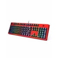 thumbnail image 1 of KM-G18 Red Mechanical Keyboard, Gaming Keyboard with 104 keys, Red Switches, RGB Backlight, 1 of 5