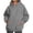Grey, variant on RXIRUCGD Womens Oversized Hoodies Fleece Sweatshirts Long Sleeve Sweaters Pullover Fall Outfits With Pocket, Hot Pink, Size: M