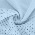 thumbnail image 4 of RXIRUCGD Women's Long Sleeved V-neck Solid Color Knitted Cardigan Sweater Jacket, Light Blue, Size: S, 4 of 4