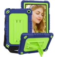 thumbnail image 1 of Mignova for Amazon All-New Fire 7 Tablet (12th Generation,2022 Release) Case,Heavy-Duty Rugged Kickstand Shockproof Kids with Shoulder Strap Case for Fire 7 Tablet 2022 Release(Navy/Green), 1 of 6