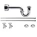 thumbnail image 2 of Westbrass D1538L-26 Round Handle Corrugated Pedestal Kit - Polished Chrome, 2 of 4