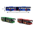 thumbnail image 3 of mmirethe Double Sections Baby Pull Back Car Bus Children Toy Model Display Toddlers Collection Ornaments Birthday Interactive Toys Blue, 3 of 7