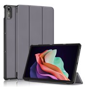 Tablet For Lenovo Tab P11 Gen 2 Gen2 Case Leather Hard Back Paint Cover For Lenovo Tab P11 2nd Gen tb350fu tb350xu Case 11.5" gray P11 Gen 2(11.5 inch)