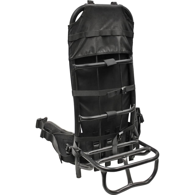 Rockwater Designs Cadre de Transport avec Cadre en Aluminium Soudé à l'Hélium, Rebord de 9,75 Po pour Sécuriser de Grosses Charges, Sangles D'Épaule Ajustables avec Anneaux en D, Sangle de Taille Rembourrée pour le Confort et Supports de Cadre pour un Chargement Facile, Convient aux Sacs à Dos de Randonnée et à l'Équipement de camping.