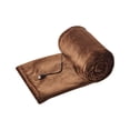 thumbnail image 2 of Cagogo under $5 USB Electric Blanket, USB Flannel Heating Blanket, Low Voltage Electric Mattress, Three-Temperature Control, Safe Warm Throw, Portable Bed Warmer, 2 of 2