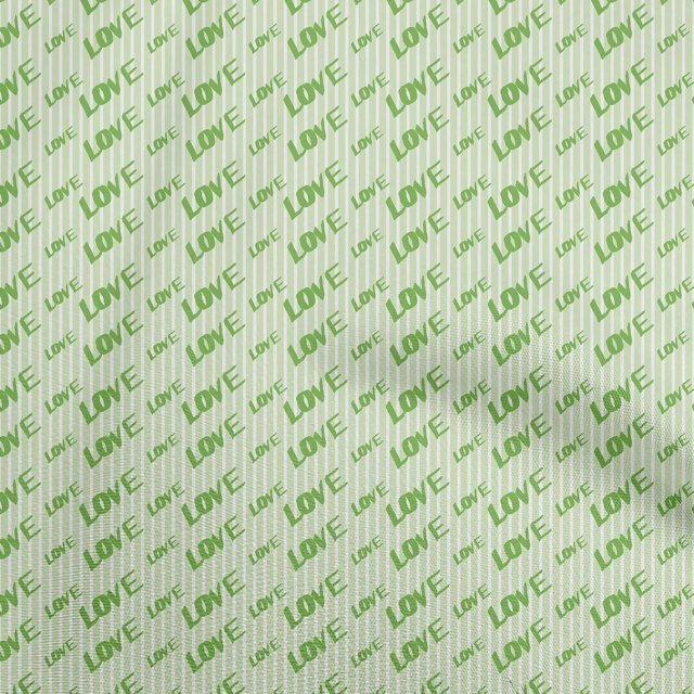 oneOone Tissu en Coton Flex Vert, Matériau pour Robe, Imprimé au Mètre, 40 Pouces de Large