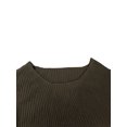 thumbnail image 3 of Faithtur Pull-Over à Manches Longues Col Rond Couleur Unie pour Hommes Printemps Automne, 3 of 5