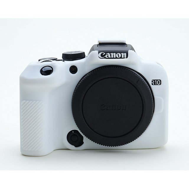 GadgetCom Étui de Protection en Silicone pour Canon EOS R10 - Antichoc, Coque Intégrale Anti-Rayures, Conception à Prise Facile