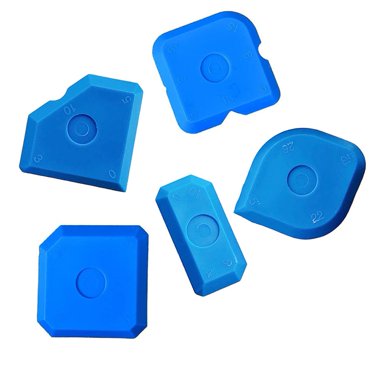 5Pcs Silicone Sealant Tool Spreader Finish Kit Caulk Tile Grout Applicator