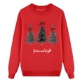 thumbnail image 1 of Hauts de Mode pour Femmes - T-Shirt Imprimé à Manches Longues Décontracté - Chandails Sans Capuche Stylés, 1 of 4