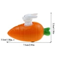 thumbnail image 3 of Novelty Wind Up Rabbits Pull Toy for Kids Age 2+ Delightful Carrot Pulling Action and Educational Play, 3 of 5