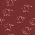 thumbnail image 1 of Ahgly Company Tapis d'Intérieur Lavable à la Machine, Carré, Transitionnel, Rouge Canneberge, Tapis de Zone, 7 Pieds Carré, 1 of 7