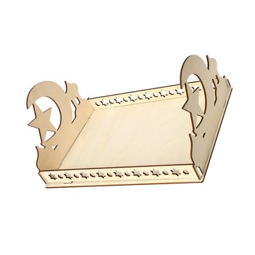 Dessert Display Tray Home Office display tray dessert Table Dessert Storage Plate Wooden Snacks Candies Plate, JM01331