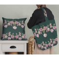 thumbnail image 5 of Soimoi Green Velvet Fabric Flowerpecker & Floral Panel Fabric Prints by Yard 58 Inch Wide, 5 of 5