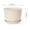 thumbnail image 2 of STRANDCHIC Planting Pots With Drainage Flower Plastic Planter Pot 1Pack, 2 of 7