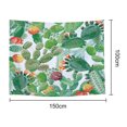 thumbnail image 2 of Coofit Tapisserie Murale Décorative Cactus Couverture Murale Toile de Fond Photo, 2 of 2