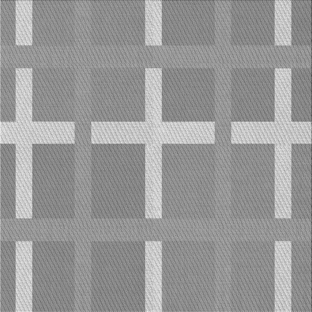 Ahgly Tapis d'Intérieur Lavable en Machine Carré Gris Nuage Gris, 5 Pieds Carré