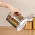 thumbnail image 1 of Airtight Lock Food Container Drop-resistant Durable Sealed Jars for Flour Sugar Pasta Snacks - 1.8L, 1 of 4