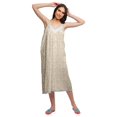 thumbnail image 1 of Moomaya Robe de Nuit Imprimée pour Femmes, Col en V, Bretelles Spaghetti, 1 of 6