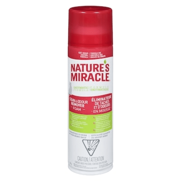 Nature's Miracle Stain & Odour Remover Foaming Spray For Cats