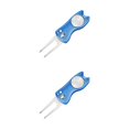 thumbnail image 1 of relayinert Marqueur de Balle de Réparation de Terrain de Golf 12x3x1.5cm 2Set Bleu Efficace et Durable, 1 of 6