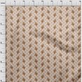 thumbnail image 4 of oneOone Rayon Beige Fabric Floral Sewing Material Print Fabric By The Yard 56 Inch Wide, 4 of 5