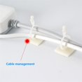thumbnail image 3 of EIMELI 50Pcs Climbing Plant Fixture Clips Garden Vines Sticky Clips Wall Vines Fixed Holder, 3 of 10