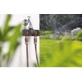 thumbnail image 2 of Gardena 8193 Two-Way Garden Hose Splitter with Flow Control Valves, Connect 2 Hoses to 1 Tap, Made in Germany, 2 of 4