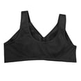 thumbnail image 5 of Timegard Front Closure Bras for Women Striped Wireless Full Coverage Wide Strap Comfortable Everyday Bras, 5 of 5
