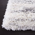 thumbnail image 3 of SAFAVIEH Fontana Dalia Distressed Stripes Plush Shag Area Rug, 3 of 7