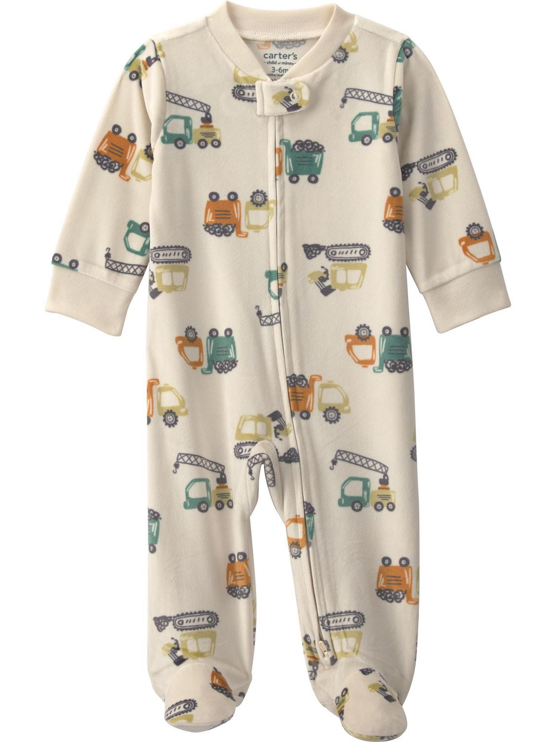 Carter's Child of Mine Baby Boy 1-Piece Fleece Sleeper