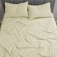 thumbnail image 3 of Nestl Full Sheet Set, 1800 Series Microfiber Deep Pocket 4 Piece Bed Sheet Set, 3 of 8