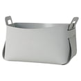 thumbnail image 1 of Storage Basket Leather Organizer Holder Container Box Cosmetic Decoration, 1 of 9