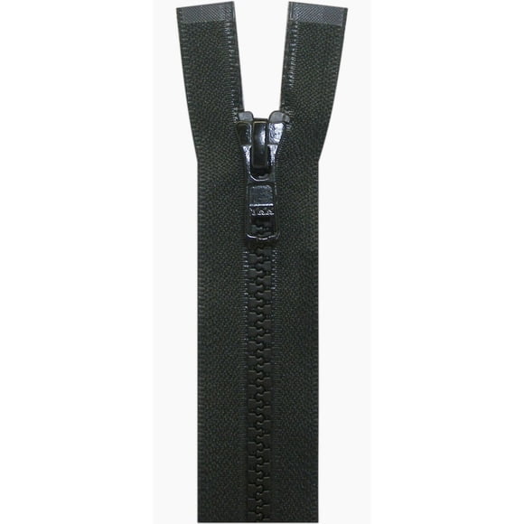 COSTUMAKERS Reverse Coil One-Way Separating Zipper #5 Nylon Coil 65 cm (26 in) Navy, Black