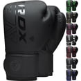 thumbnail image 1 of RDX Boxing Gloves Sparring, KARA Patent Training Mitt, MMA,Black,14oz, 1 of 8