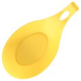 thumbnail image 4 of QualitChoice Silicone Spoon Rest Heat Resistant Teabag Tidy Holder Cooking Dish Home Yellow 5Set, 4 of 6