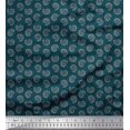thumbnail image 1 of Soimoi Poly Georgette Fabric Artistic Paisley Decor Fabric Printed Yard 52 Inch Wide, 1 of 3