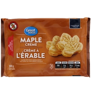 Great Value Maple Creme Sandwich Cookies