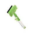 thumbnail image 2 of Plastic Spraying Window Glass Brush Hand Held Adjustable Dual Adjustable Dual Side Rotatable Indoor Cleaning Brushes Tool Accessories Green, 2 of 7