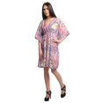 thumbnail image 3 of Moomaya Robe Courte de Caftan de Plage, Robe de Couverture Imprimée, Kaftan pour Femmes, Tenue de Plage, Couverture, 3 of 4