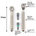 thumbnail image 2 of Riwcyla Manual Magnetic Modular Screwdriver with Replaceable Flathead and Crosshead Screwdriver Bits Carrying Tungsten Steel End Window Breaking Function Multifunctional Tool Set Ti Alloy and Brass, 2 of 6