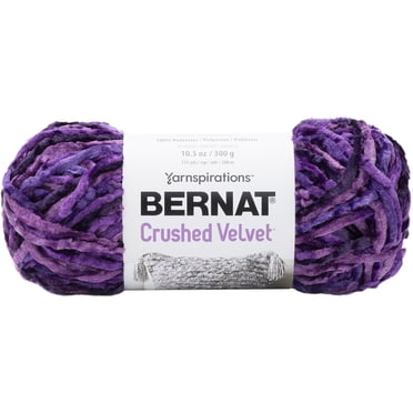 Bernat® Crushed Velvet™ Yarn, Polyester #5 Bulky, 10.5oz/300g, 315 Yards