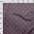 thumbnail image 2 of oneOone Georgette Viscose Fabric Leaves & Floral Block Decor Fabric Printed BTY 42 Inch Wide, 2 of 5
