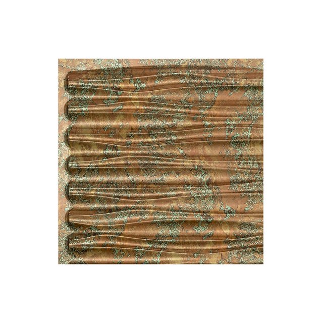 Fasade Dunes Copper Fantasy Wall Panel Sample 12" x 12"