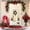Multicolor #2, variant on Christmas Door Cover with Stereoscopic Embroidery Style | Festive Door Curtain for Holiday Decoration | Polyester Fabric for Front Door, Indoor Door, Wall, or Table | Christmas Party Decor