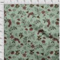 thumbnail image 4 of oneOone Georgette Viscose Mint Green Fabric Tropical Sewing Craft Projects Fabric Prints By Yard 42 Inch Wide, 4 of 4