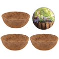 thumbnail image 4 of 3x Coco Liners Thick Liner for Flower Pot Flower Outdoor Coir Planter 20cm, 4 of 8