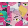 thumbnail image 5 of oneOone Cotton Flex Medium Pink Fabric Abstracts Craft Projects Decor Fabric Printed By The Yard 40 Inch Wide, 5 of 5