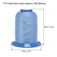 thumbnail image 3 of Unique Bargains Light Blue Bonded Polyester Thread, Extra-strong 710 Yards 420D/0.45mm, 3 of 4